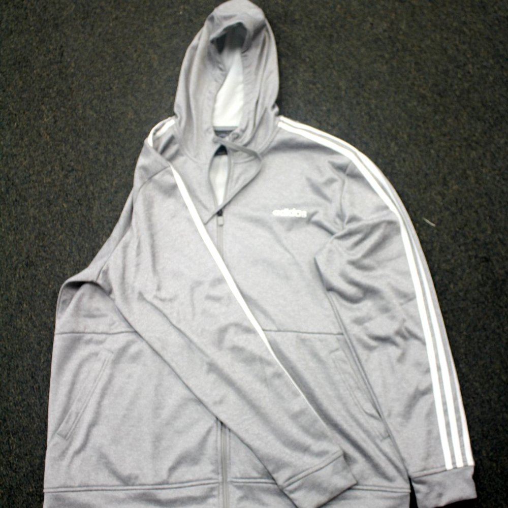 Adidas Essentials 3 Stripes Fleece Hoodie XL
